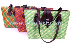 CRAFT BAGS Colorful Mat Natural Bag (1)