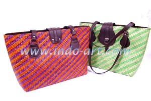 CRAFT BAGS Colorful Mat Natural Bag (2)