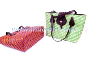 CRAFT BAGS Colorful Mat Natural Bag (3)
